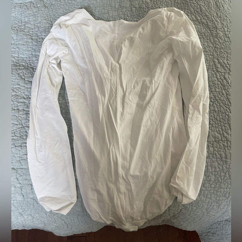 Everlane long sleeve supima bodysuit